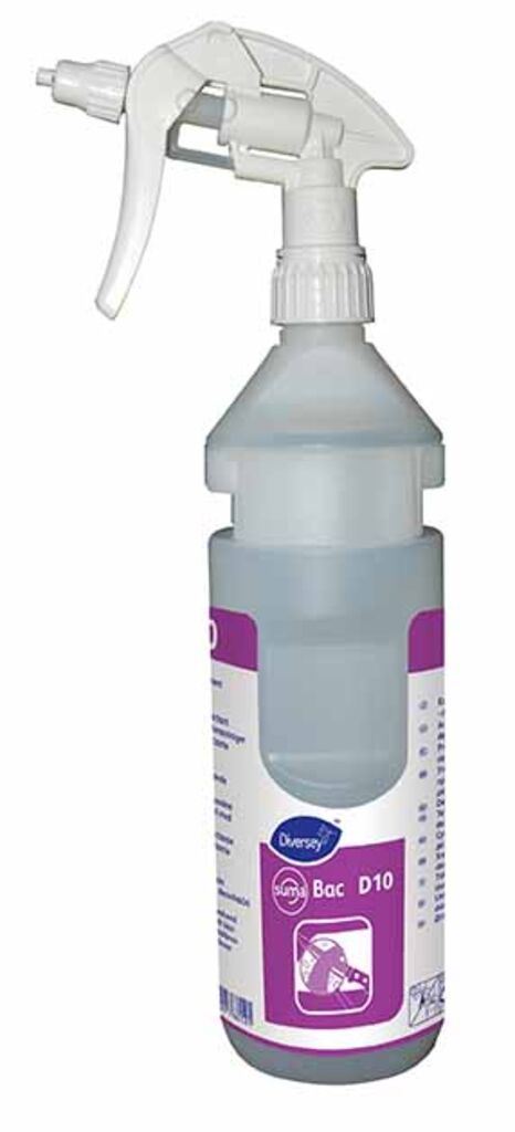 Bottle Kit - Divermite D10 CONC 6x0.75L - 750ml bottle kit for dispensing Divermite D10 conc